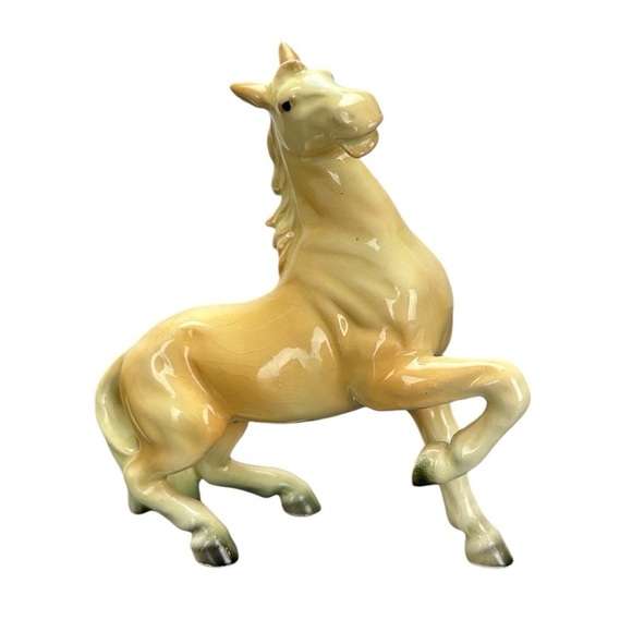 Vtg Horse Glossy Ceramic Made in Japan Figurine Equestrian Colleco - Picture 1 of 10